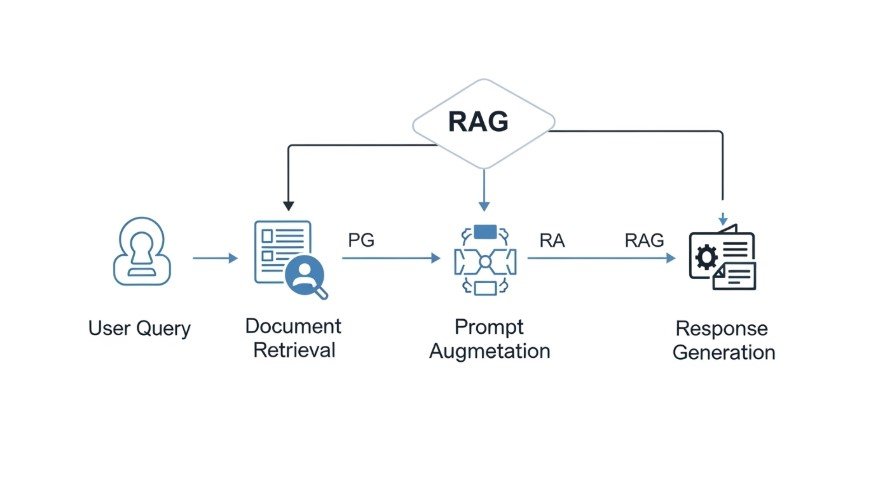 Flowchart of RAG process with ChatGPT