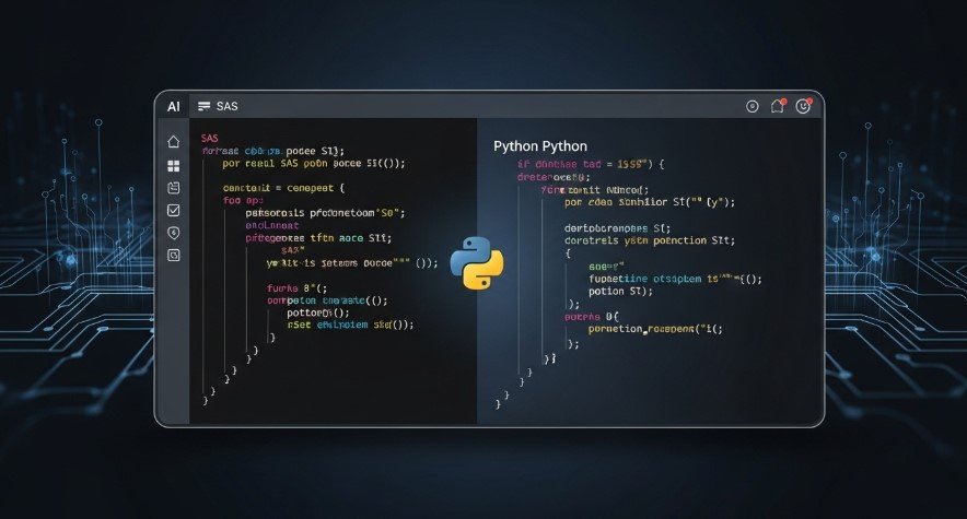 AI converting SAS code to Python