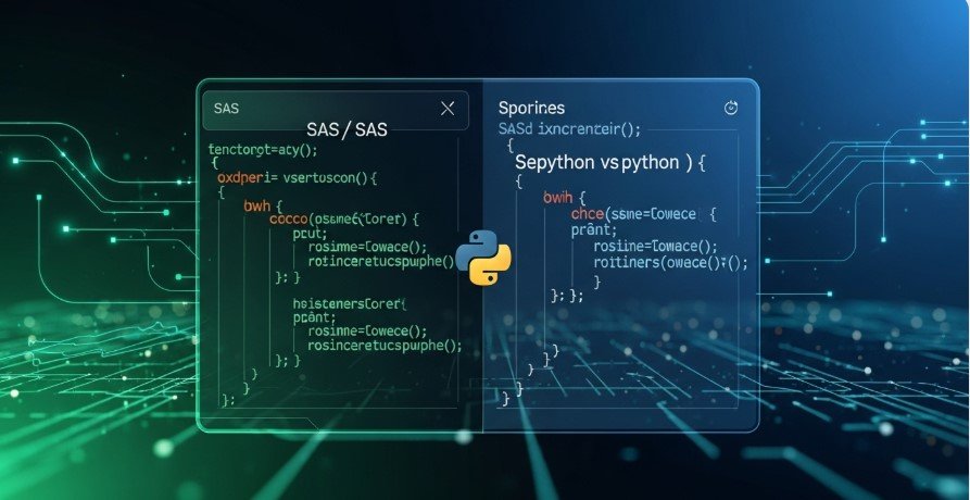 AI interface converting SAS code to Python