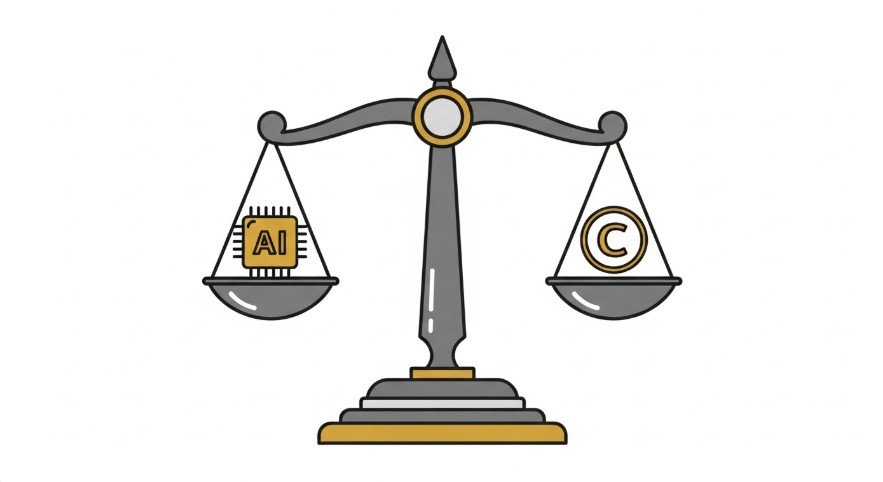 Scale with AI and IP symbols