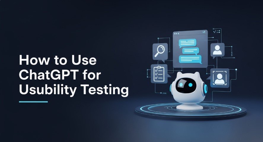Thumbnail for blog post on using ChatGPT for usability testing.