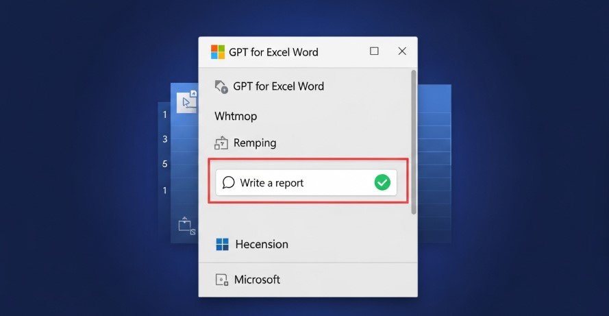 Microsoft Word with ChatGPT add-in sidebar