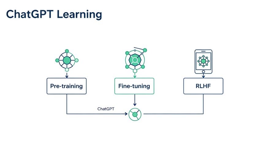 Flowchart of ChatGPT’s learning process