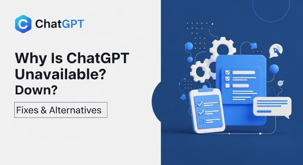 Thumbnail for blog post on ChatGPT unavailability fixes