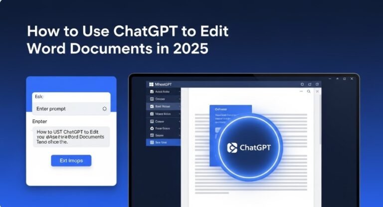 ChatGPT editing a Word document in 2025