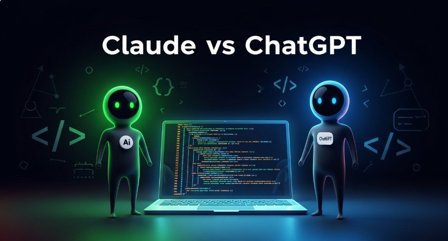 Thumbnail comparing Claude and ChatGPT for coding tasks