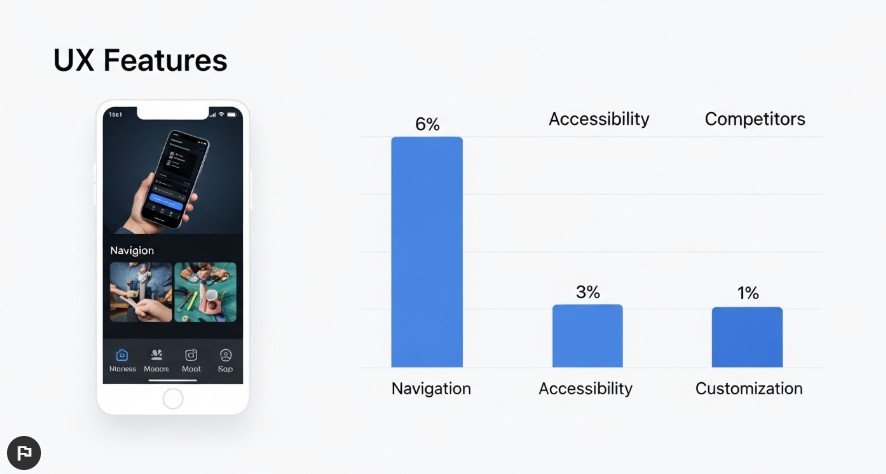 UX feature comparison chart