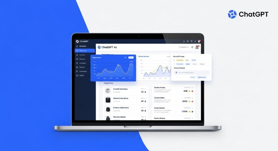 ChatGPT 4o interface for website commodity analysis