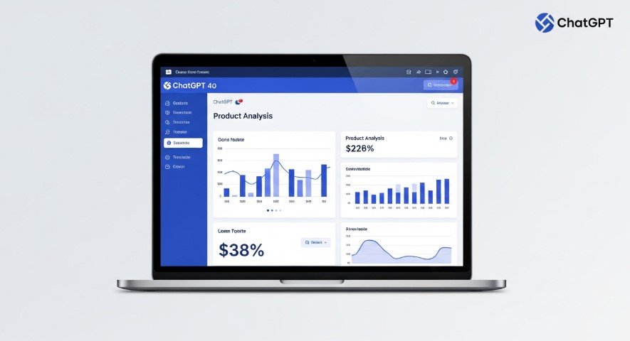 ChatGPT 4o interface analyzing website commodity