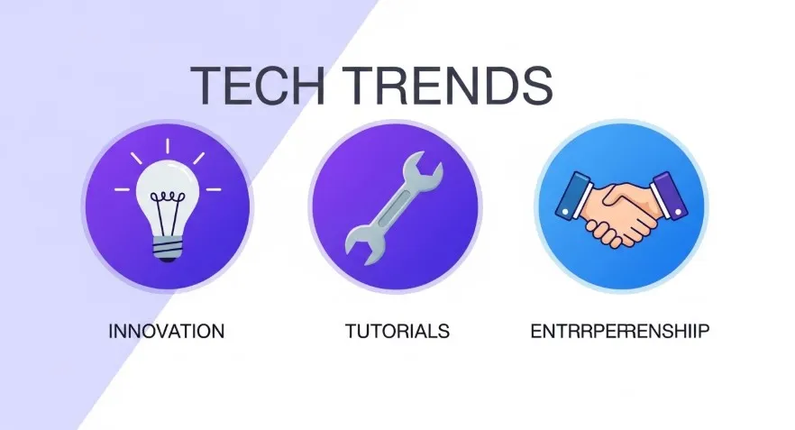 Image of tech icons for Onetech1.com content.