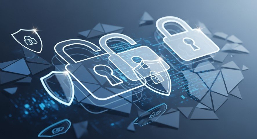 AI privacy and security concept