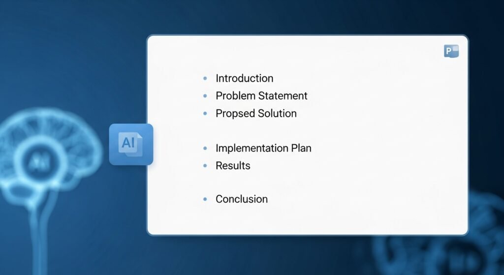 ChatGPT presentation outline
