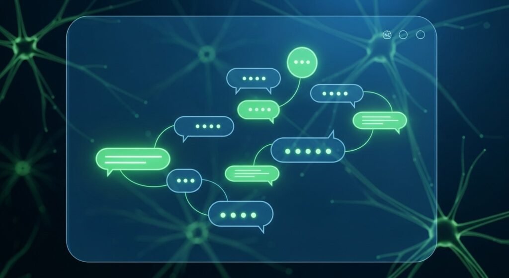 Futuristic AI interface for ChatGPT Plus