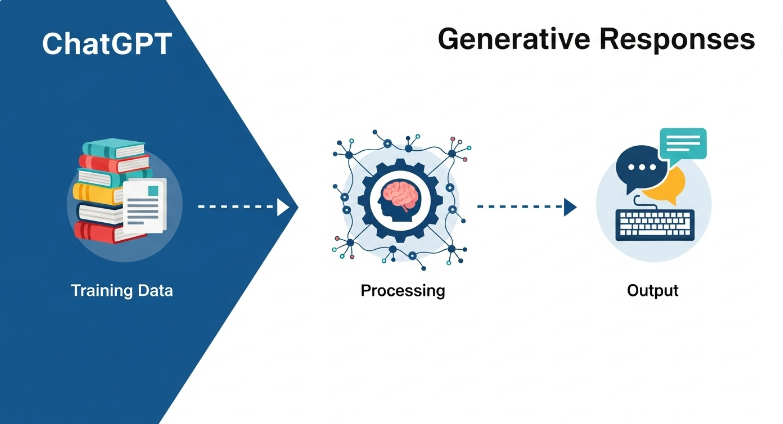 Infographic on ChatGPT response generation