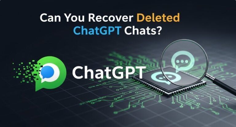 Thumbnail for blog on recovering deleted ChatGPT chats.